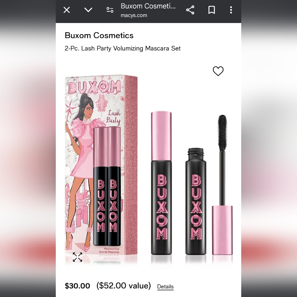 Buxom Plumping Lipgloss and Mascara duo - Picture 2 of 3